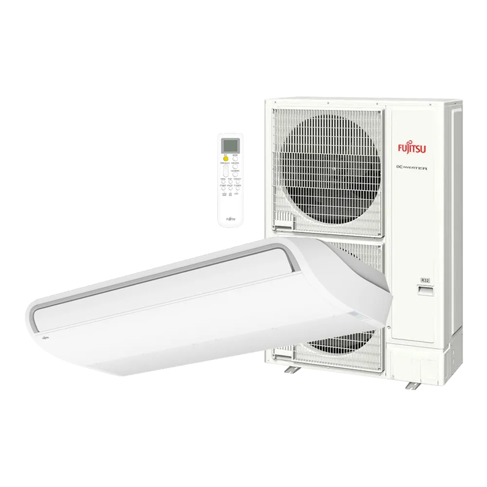 Ar Condicionado Piso Teto Fujitsu Inverter 54000 Btus Quente e Frio 220v R-32